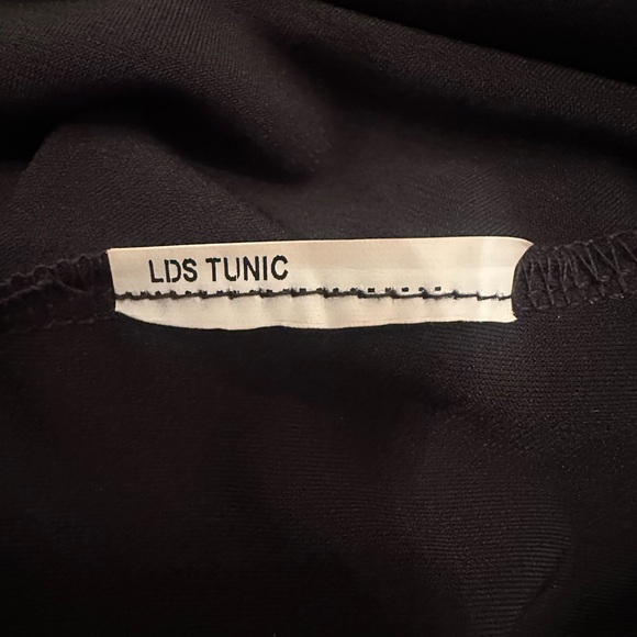 Joseph Ribkoff Black Asymmetrical Top Tunic V Neck 3/4 Sleeves Neutral Sz 12 - Picture 12 of 13